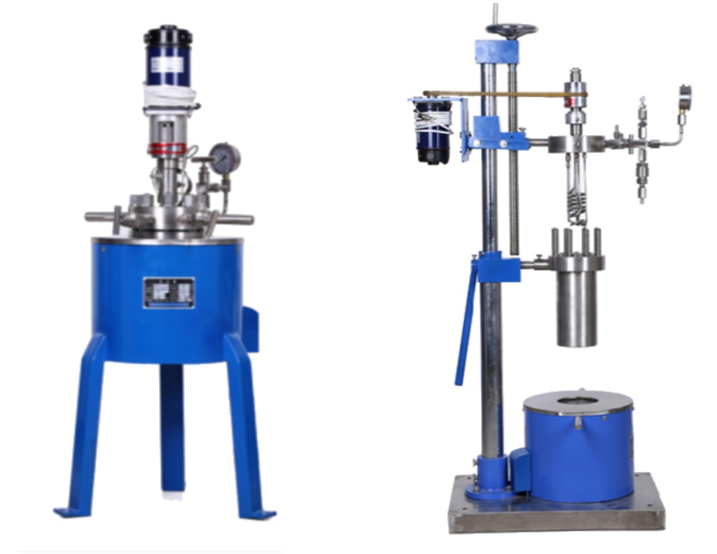 Специально разработанные пилотные реакторы из нержавеющей стали предназначены для трехфазных химических сред: газ - жидкость, жидкость - жидкость, жидкость - твердое вещество, газ - жидкость - твердое вещество.
