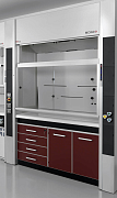 Вытяжной шкаф общего назначения, 150X91X90/260H СМ, RX, без тумбы