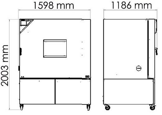 Камера испытательная «тепло-холод», -70...+180°С, MKT720, 734 л, Binder Фото 3