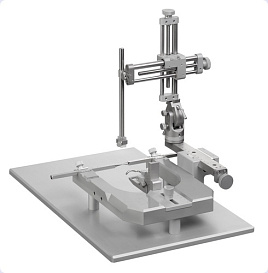 Стереотаксическая система для крыс с одним манипулятором и фиксатором 18°, SGL M, 18 Deg.