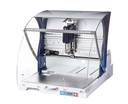 Станция дозирования 9-ти позиционная, PipetMax с крышкой cut-out (с прорезями), Gilson Фото 1