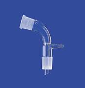 Аллонж изогнутый с отводом, 29/32-19/26-75