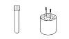 Адаптер для 9 пробирок 5 мл с круглым дном FACS к ротору FA-6x250, 14370 g, 2 шт./упак. Фото 2