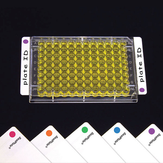 Пленка клейкая, прозрачная, для заклеивания планшетов, 100 шт./уп., Biologix, Китай Фото 1