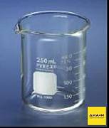 Стакан 600 мл, стеклянный, с носиком, с градуировкой, низкий, d 90х124 мм, 36 шт./уп.