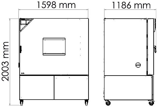 Камера испытательная «тепло-холод-влажность», -70...+180°С, MKFT720, 734 л, Binder Фото 3