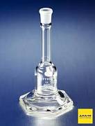 Колба мерная, 1 мл, класс А, БС, стеклянная крышка 8, гексагональное основание, сертификат, 6 шт./уп.