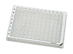 Планшет для хранения, 96 лунок, плоское дно, PCR clean, белая рамка, 80 шт.