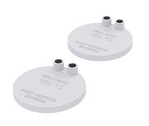 Набор дисковых реакторов, поливинилиденфторид, зауженные, DR.PVDF narrow, 2 шт.