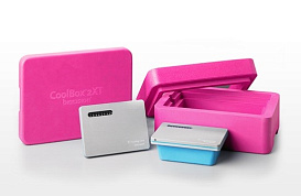 Контейнер для аккумулятора холода, CoolBox 2XT, без штатива, розовый