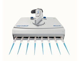 Автоматическая пипетка механическая 15-300 мкл, 8 канальная, с переменным расстоянием между наконечниками Research plus Move It