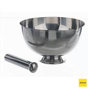 Ступка ручная стальная, 1500 мл, d 180 мм, 1 шт.