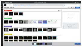 The Gallery tab contains tools to store, view, and manage your image files.