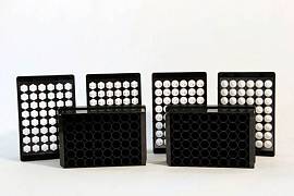 Планшет с лепестковыми лунками Flower Plate, прозрачное дно, рН-оптоды, для низких значений рН, 1 шт.