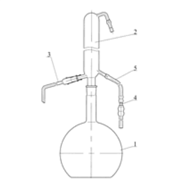 Дистиллятор стеклянный для получения дистиллированной воды, 4 л, 1 шт.