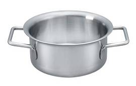 Кастрюля 1 л, н/ж сталь, до 150 °С, без крышки, H 1000