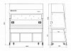 Бокс (шкаф) биологической безопасности, защита продукта, вертикальный поток, ширина рабочей поверхности 180 см, БАВнп-01-"Ламинар-С"-1,8 LORICA Фото 4