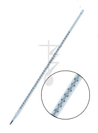 Термометр лабораторный, ц.д. 1°С, стекло, ТЛ-2 № 4 исп.1, 0...+250°C, d 8,7 мм, дл. 270 мм