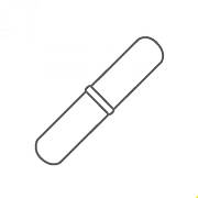 Магнитный перемешивающий элемент, фторопласт (PTFE), круглые с ободком, 25х6 мм, Ikaflon 25 slide, 1 шт.