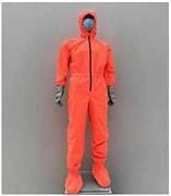 Комбинезон с капюшоном для защиты от ПБА I-IV групп, полиэфирная ткань с полиуретановым покрытием, белый, оранжевый, красный, синий, чёрный (в ассортименте), размер 52-54