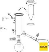 Комплект стекла G5B, сухоледная ловушка с полимерным покр. для конден. низкокип. раств.