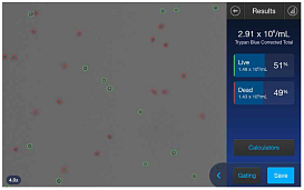 Счетчик и анализатор жизнеспособности клеток, 4-60 мкм, Countess 3 FL Automated Cell Counter