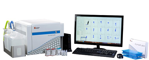 Проточный цитофлуориметр, до 6 лазеров, до 21 флуоресцентного параметра, CytoFLEX, Beckman Coulter Фото 1