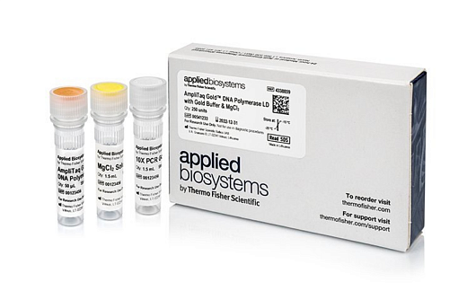 ДНК-полимераза AmpliTaq Gold DNA Polymerase LD (Low DNA) with Gold Buffer and MgCl2, Thermo FS Фото 1