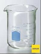 Стакан 250 мл, стеклянный, с носиком, с градуировкой, низкий, d 68х90 мм, Vista, 24 шт./уп.