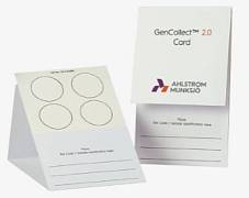 Карта GenSaver 2.0, цельная кровь, хранение более 22 лет, до 125 мкл, 2 места, с пропиткой защищающей от роста грибов, плесени, бактерий и дрожжей, 100 шт/уп