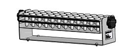 Штатив для пробирок типа Eppendorf (36x1,5 мл)