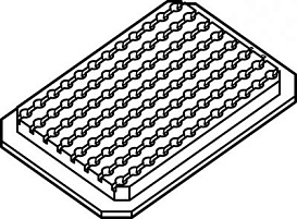 Рабочая плата для пробирок ПЦР 96х2 мл, 10 шт./уп.