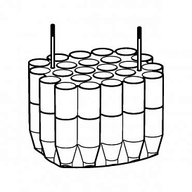 Адаптер 24×15 мл/24×5 мл Eppendorf, макс. 4402g, для бакет-ротора S-4xUniversal-Large, 2 шт/уп