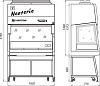 Бокс (шкаф) биологической безопасности, класс II (тип A), вертикальный поток, ширина рабочей поверхности 90 см, БМБ-II-"Ламинар-С"-0,9 Neoteric Фото 3