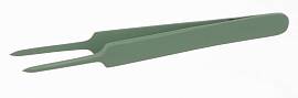 Пинцет прецизионный прямой, сверхострый, тефлоновое покрытие, 105 мм, 1 шт.