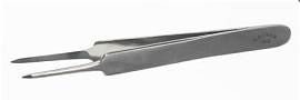 Пинцет прецизионный̆ прямой, сверхострый, нержавеющая сталь 18/10, 150 мм, 1 шт