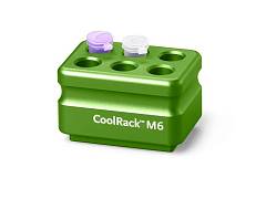 Штатив CoolRack M6, для пробирок объёмом 1,5/2 мл, 6 мест, зелёный