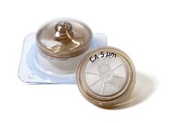 Фильтрующая насадка, d пор 1,2 мкм, d мембраны 25 мм, ацетат целлюлозы, стерильные, ABLUO, 50 шт.